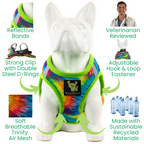 Tie-Dye Reflective Step-In Dog Harness product image 4