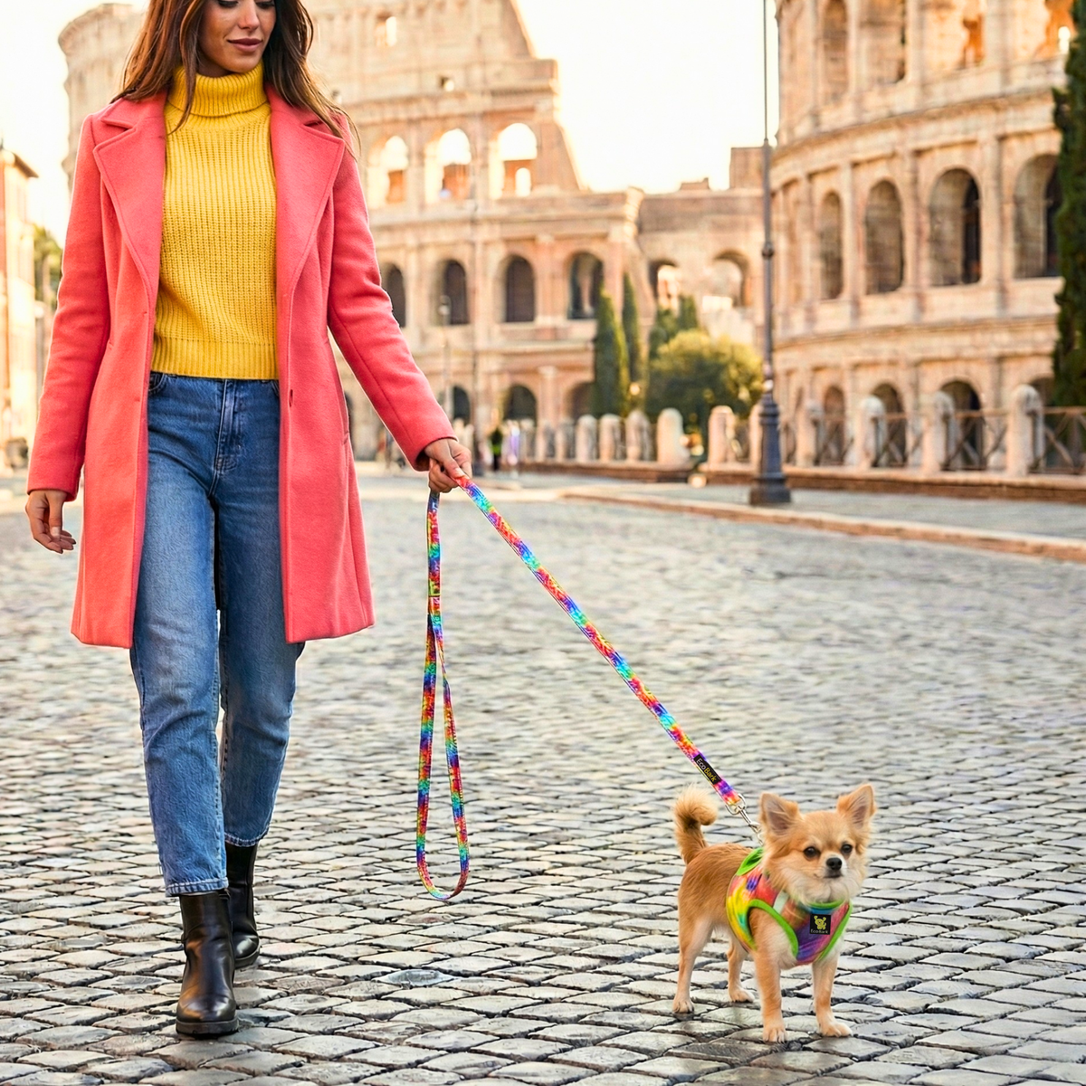 Tie-Dye Reflective Step-In Dog Harness product image 12