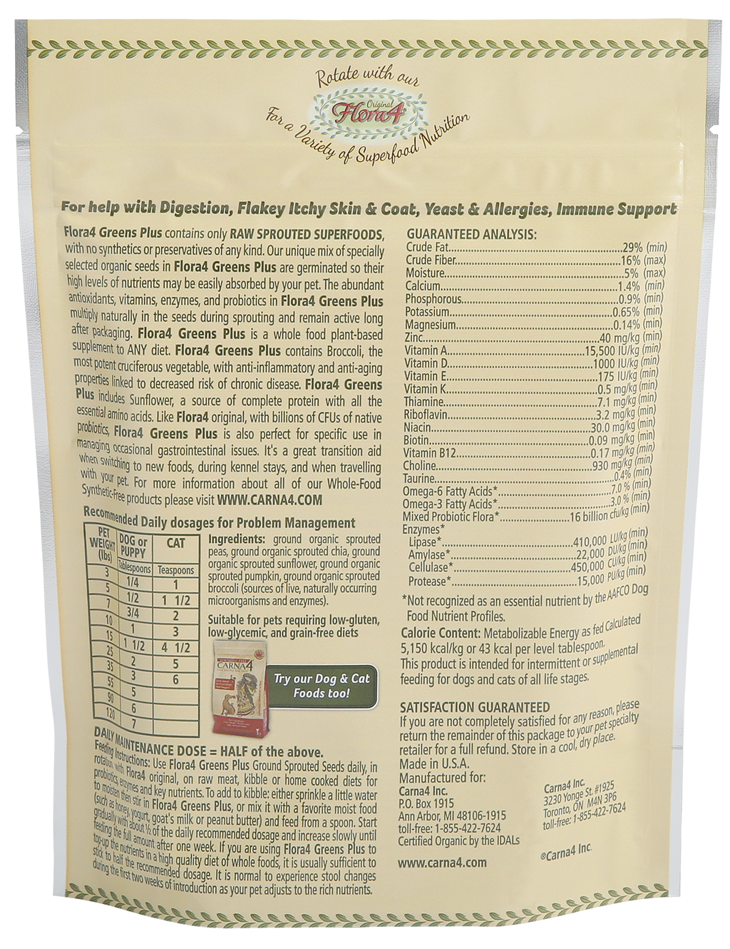 Sprouted Seed Pet Nutrition Topper product image 2