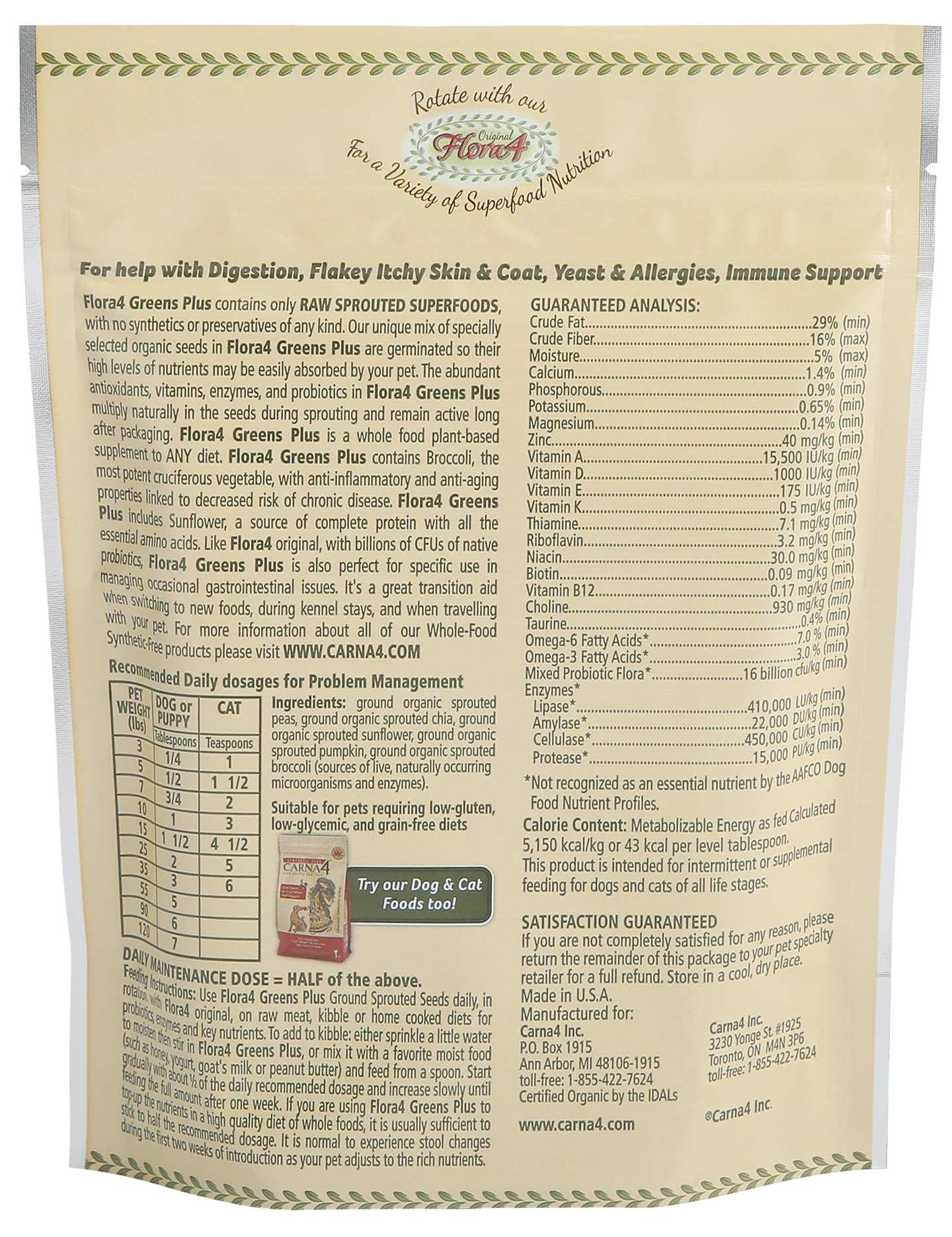 Sprouted Seed Pet Nutrition Topper product image 2