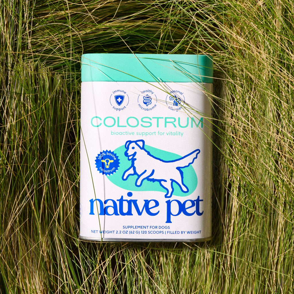 Native Pet Colostrum for Dogs - Product Render