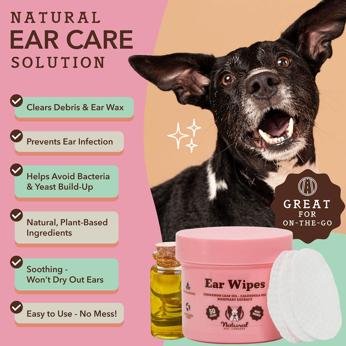 Dog Ear Cleaning Wipe Pack product image 2