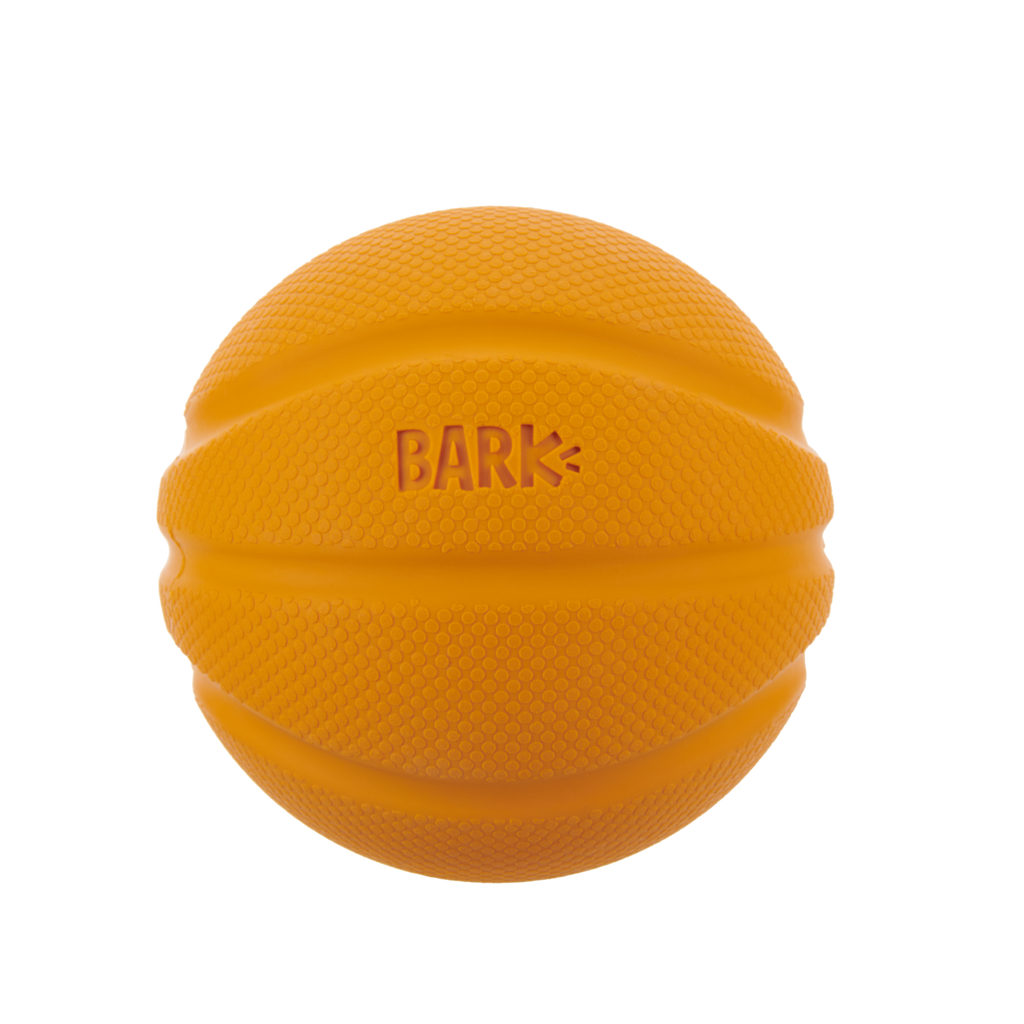 Vanilla-Scented Rubber Basketball Fetch Dog Toy product image 1