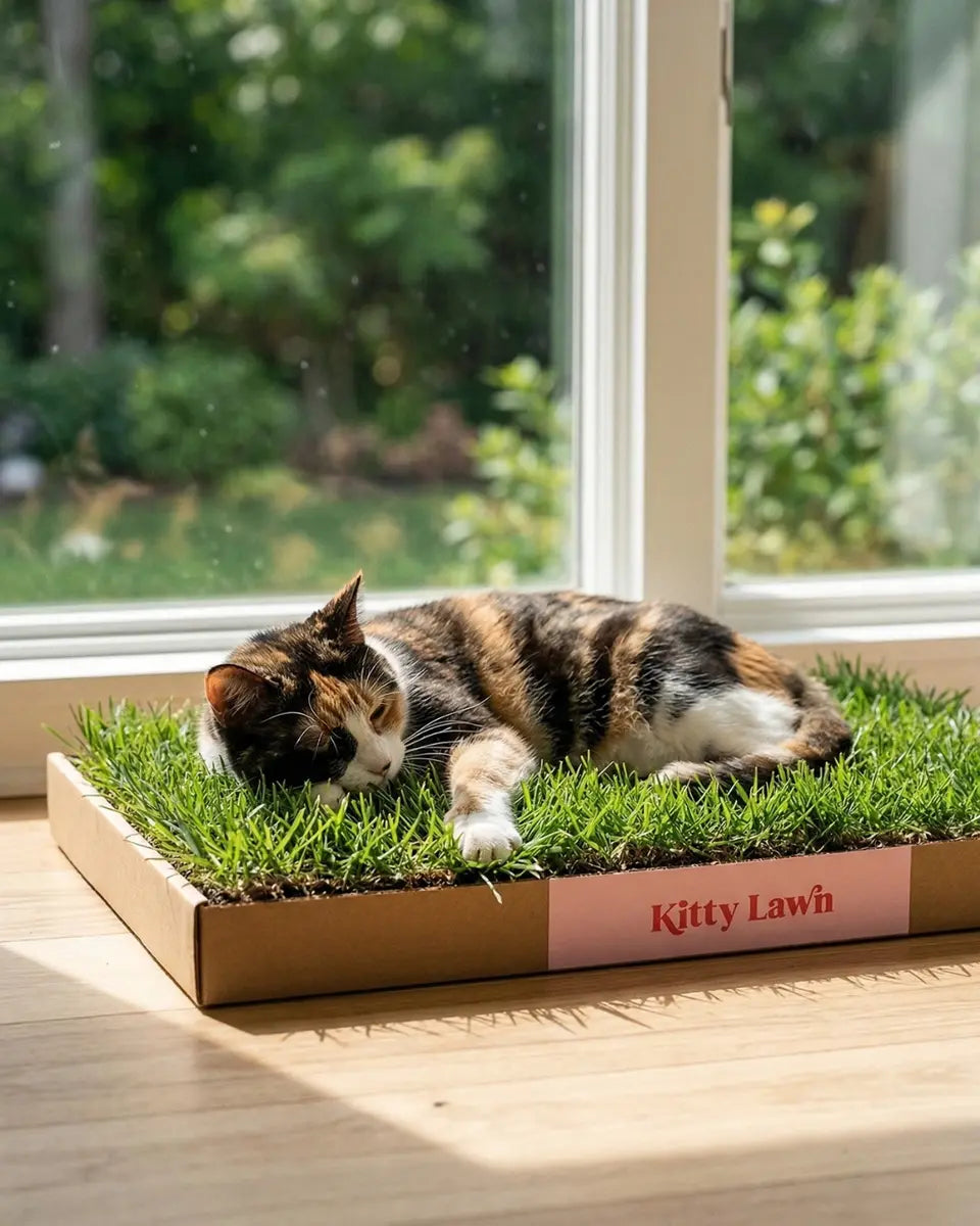 Natural Hydroponic Cat Grass Lounging Pad product image 2