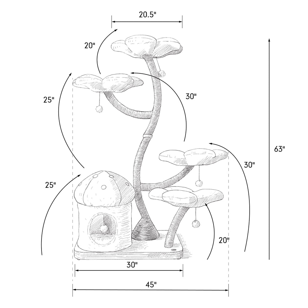 Floral Cat Tree product image 8