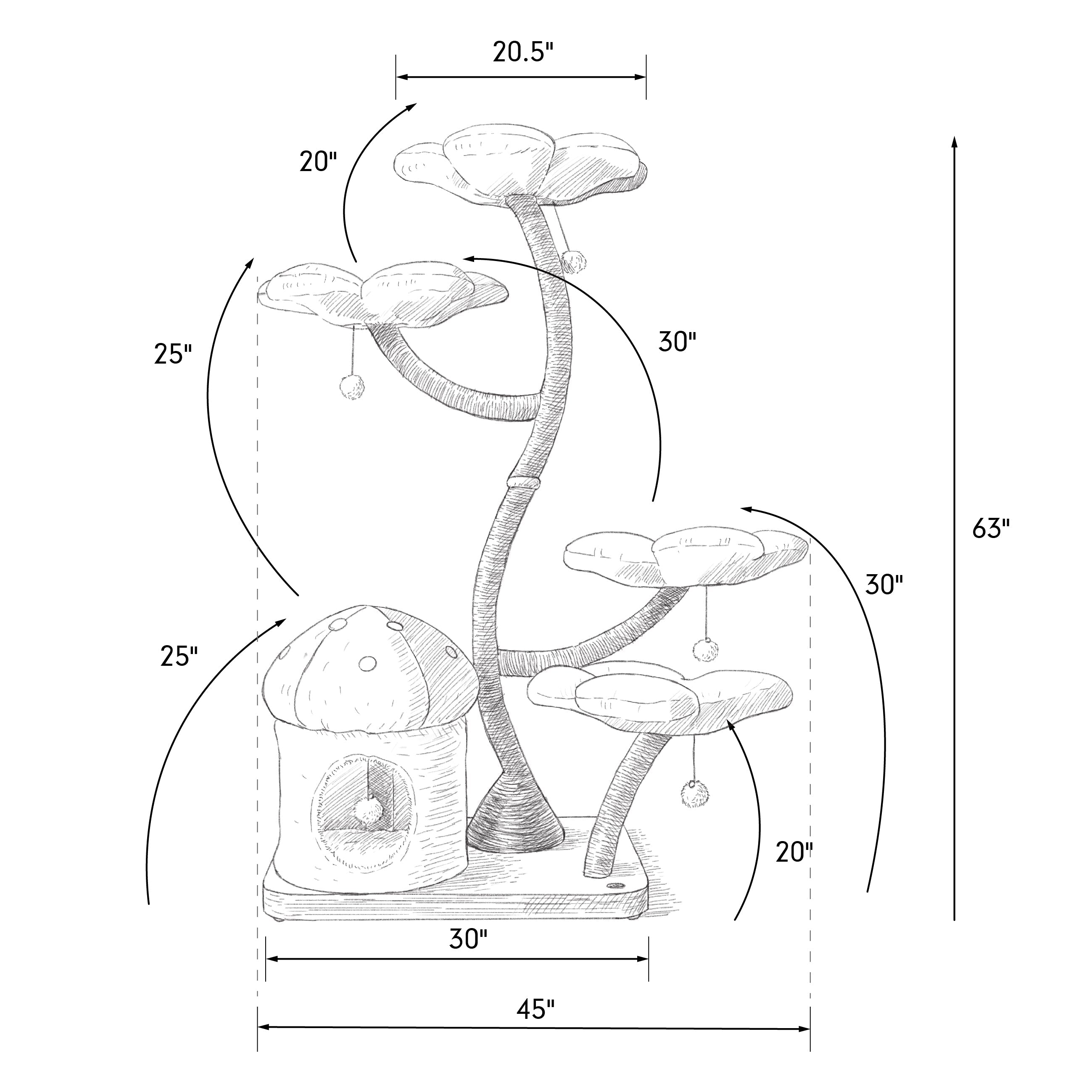 Floral Cat Tree product image 8