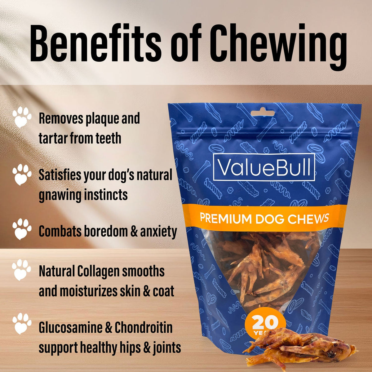 Chicken Feet Dog Treats product image 2