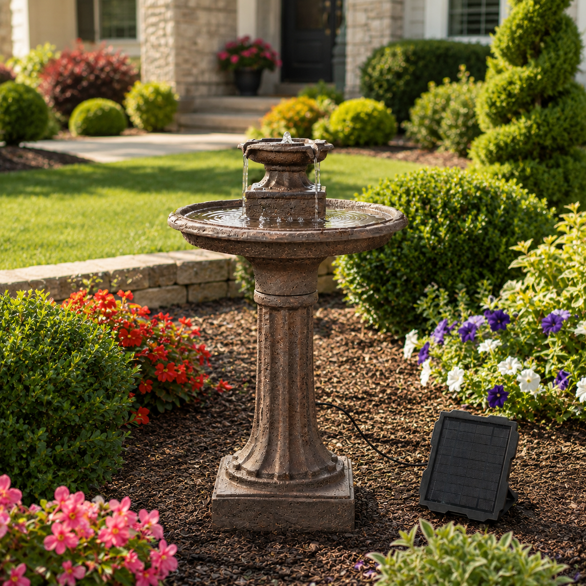 Solar Birdbath Fountain product image 4