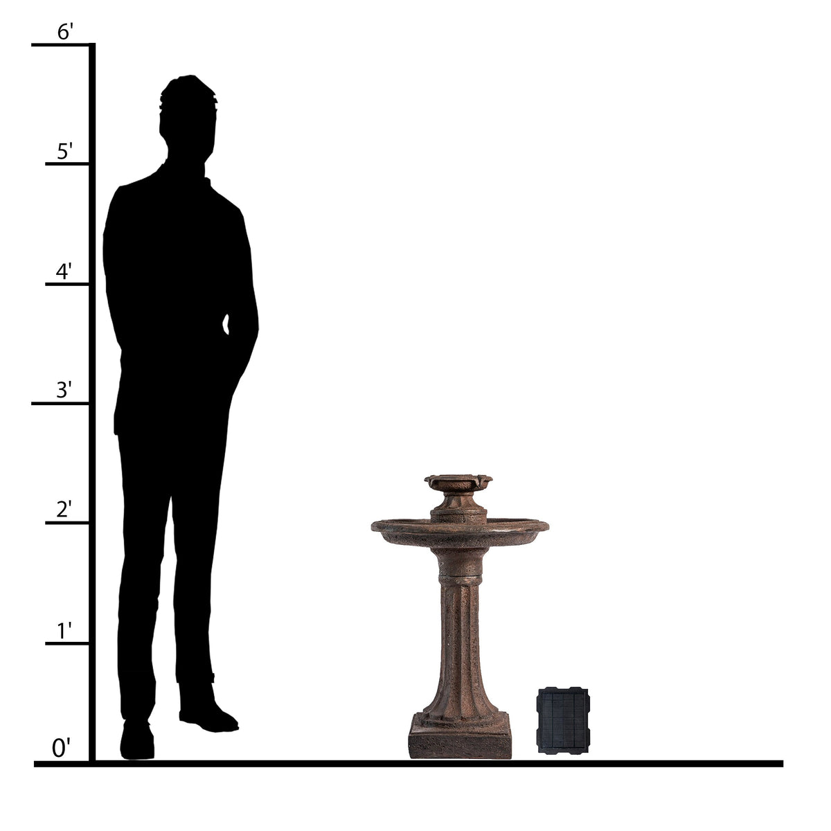 Solar Birdbath Fountain product image 7