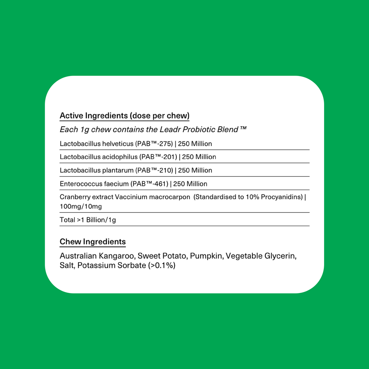 Dog Probiotic Chews product image 6