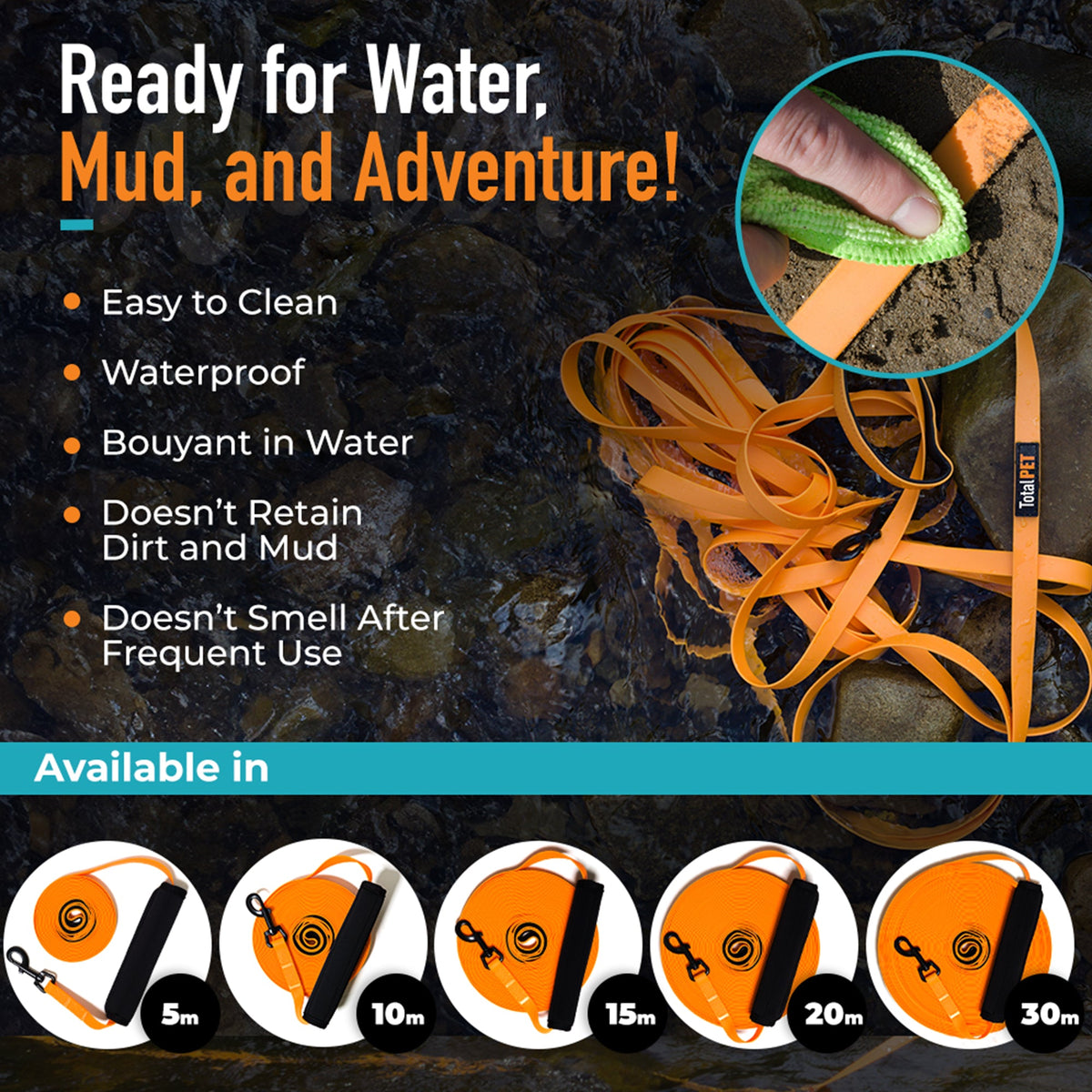 Waterproof Long Line Dog Training Lead product image 8