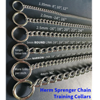 Chrome-Plated Chain Training Dog Collar product image 1