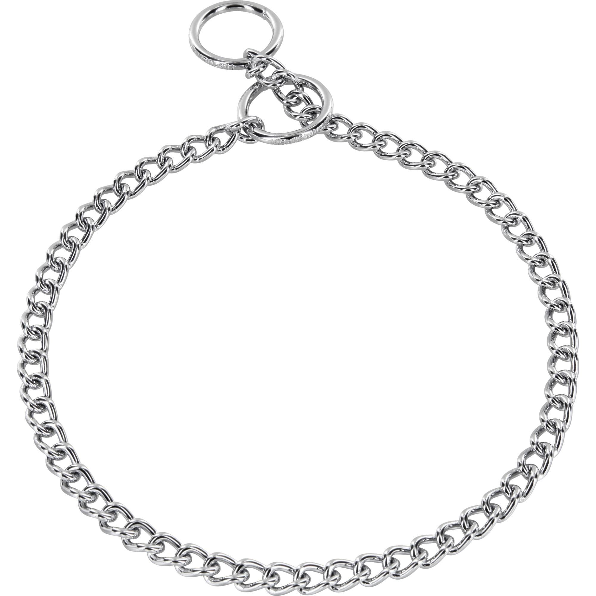 Chrome-Plated Chain Training Dog Collar product image 2