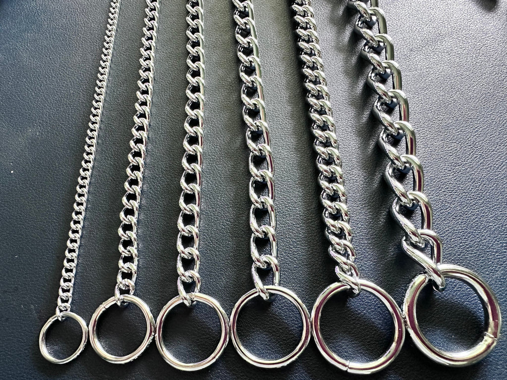 Chrome-Plated Chain Training Dog Collar product image 6