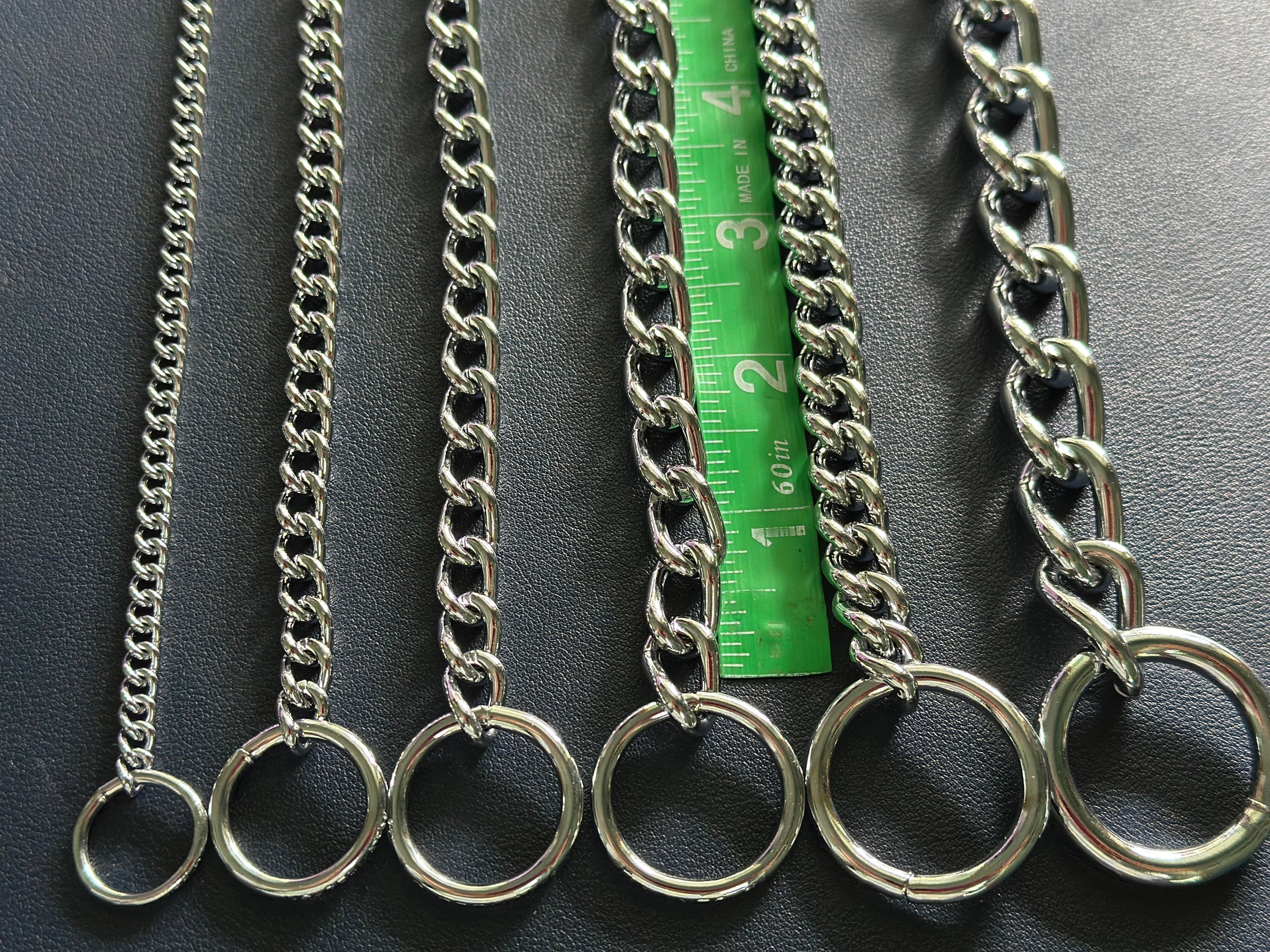 Chrome-Plated Chain Training Dog Collar product image 8