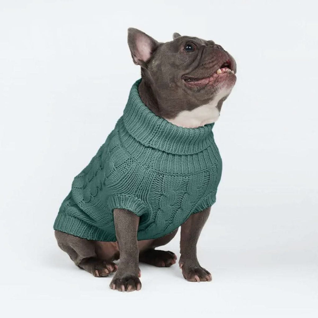 Cable Knit Dog Sweater product image 6