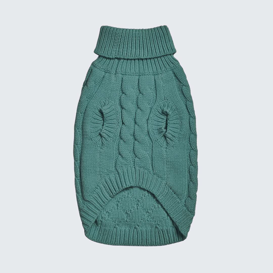 Cable Knit Dog Sweater product image 7