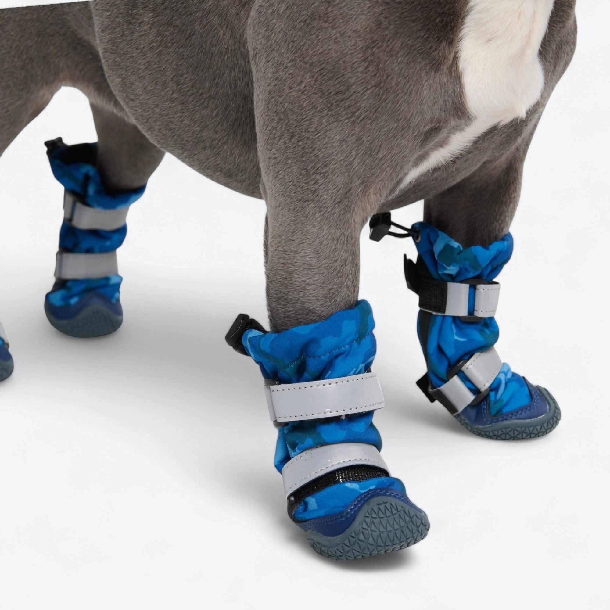 Blue Camo Boots