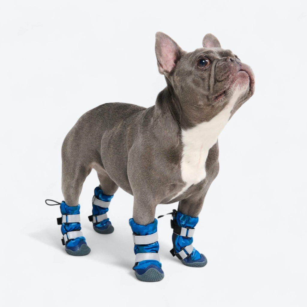 Blue Camo Boots
