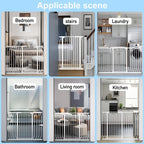 FairyBaby 40" Extra Tall Auto Close Big Dog Gate, Tall Baby Gate