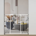 Extra-Tall Dog Gate, 40.5"Tall / 29.92-34.25” / White
