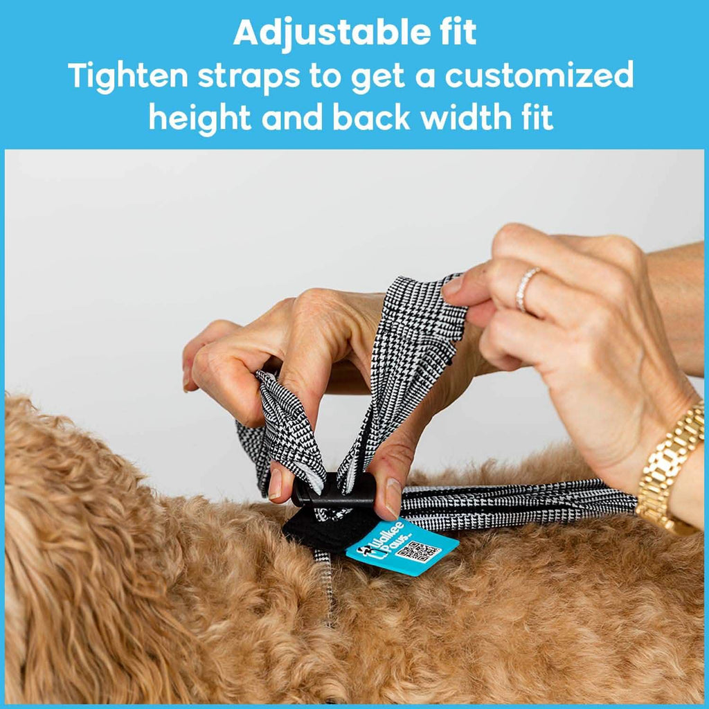 Adjustable fit and you can customize straps for a snug fit.