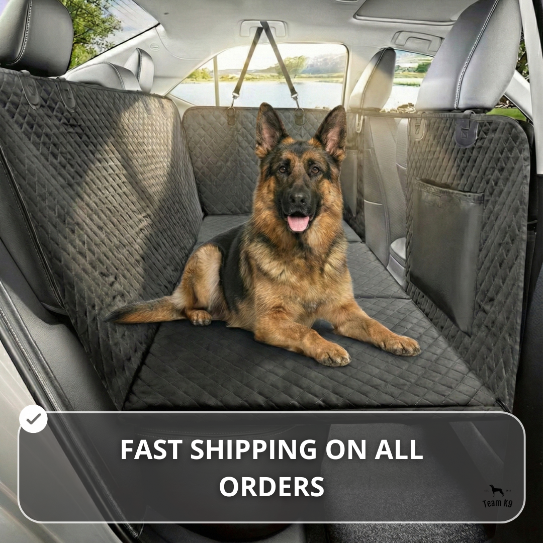 Waterproof Hard Bottom Car & Truck Seat Foldable Hammock Cover With Storage Pockets, Side Flaps, Headrest Straps, Seat