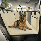 Waterproof Hard Bottom Car & Truck Seat Foldable Hammock Cover With Storage Pockets, Side Flaps, Headrest Straps, Seat