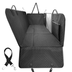 Waterproof Hard Bottom Car & Truck Seat Foldable Hammock Cover With Storage Pockets, Side Flaps, Headrest Straps, Seat