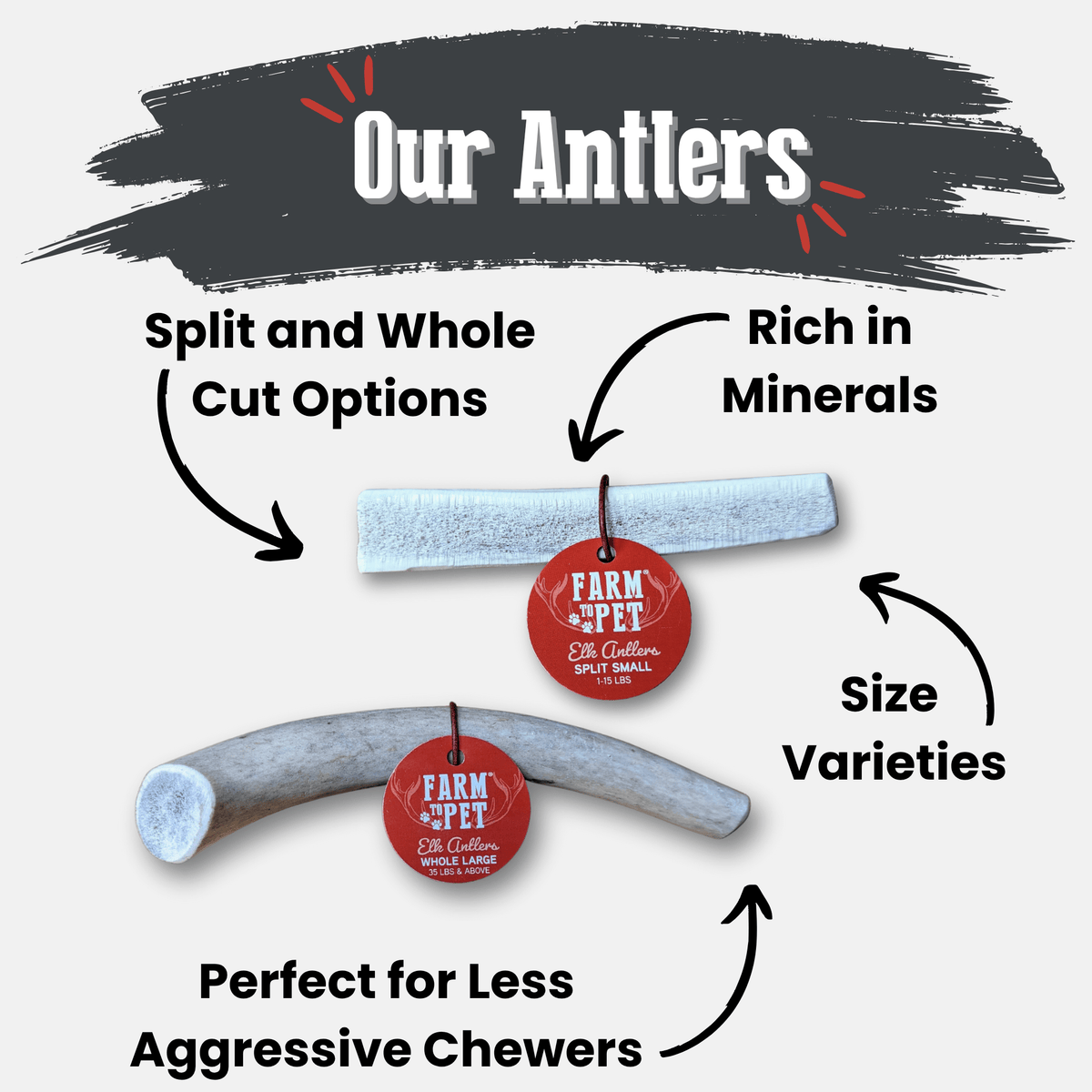 Elk Antler Dog Chew product image 2