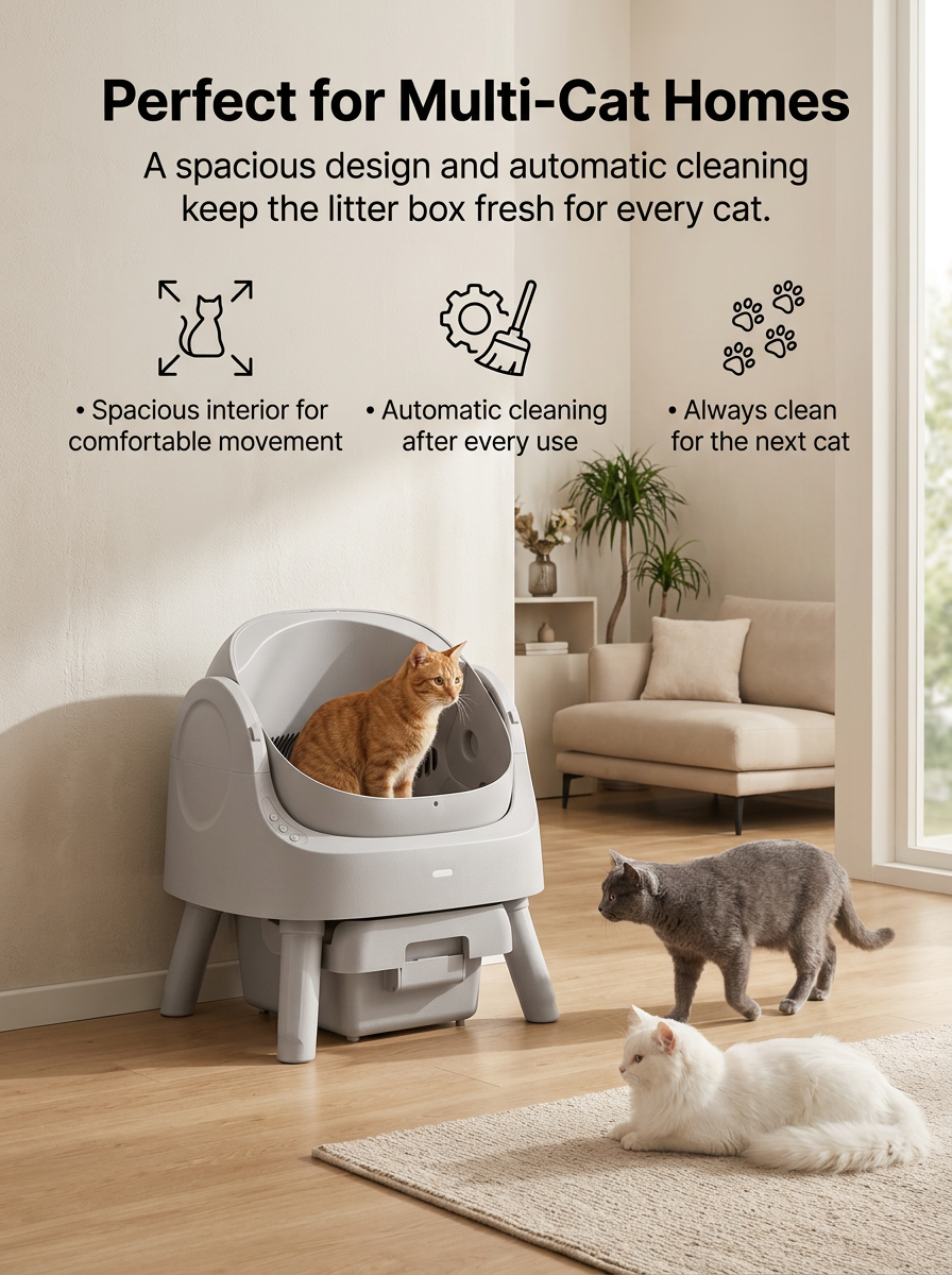 Self-Cleaning Cat Litter Box product image 3