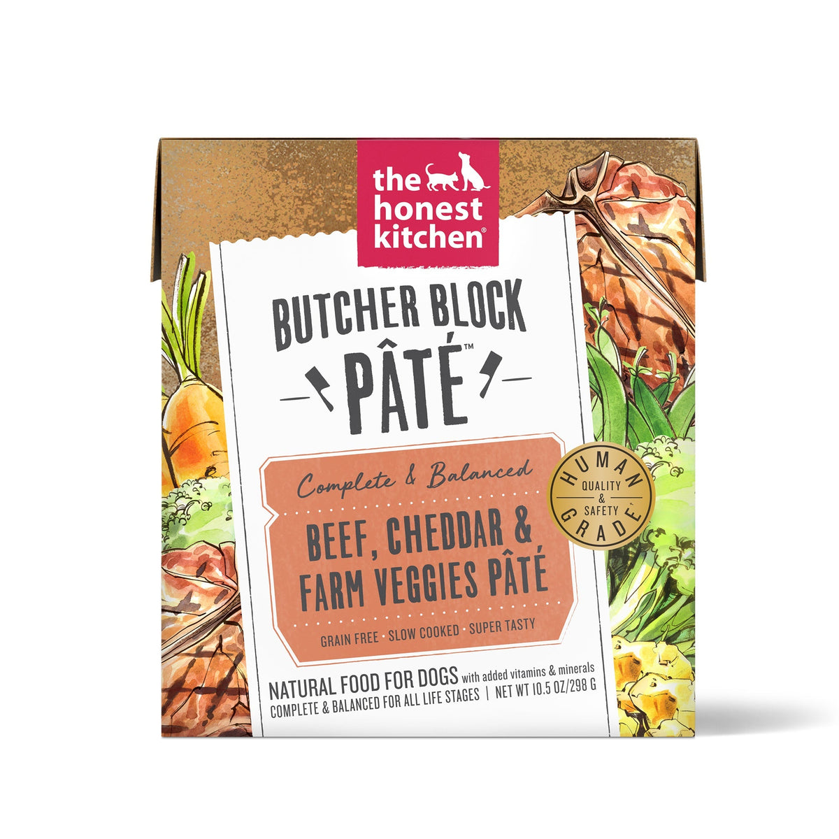 Beef Butcher Block Pâté Human Grade Wet Dog Food