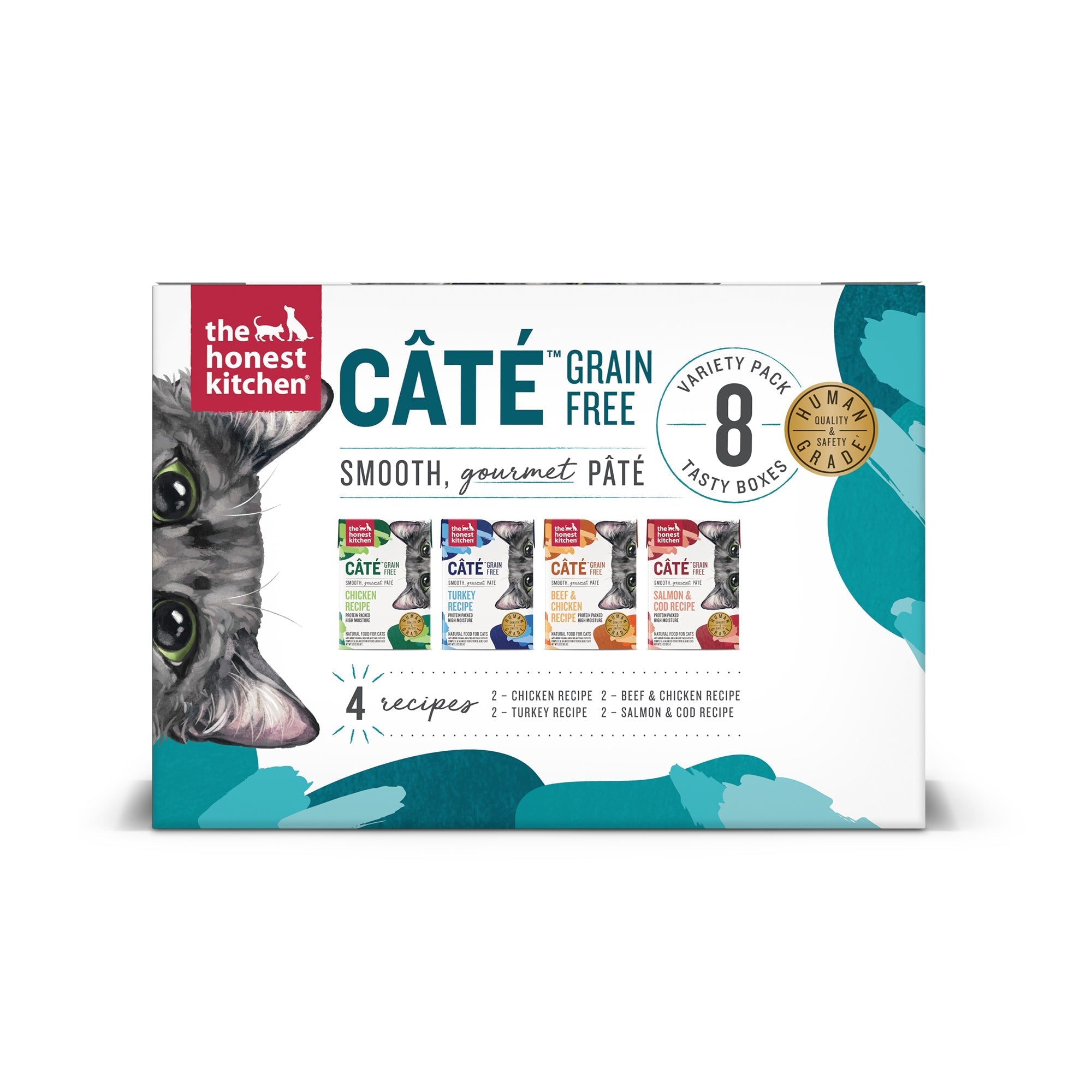 Grain Free Câté (Pâté): Variety Pack ::44-oz