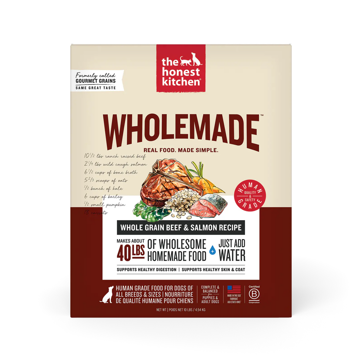 Wholemade Whole Grain Beef & Salmon product image 1