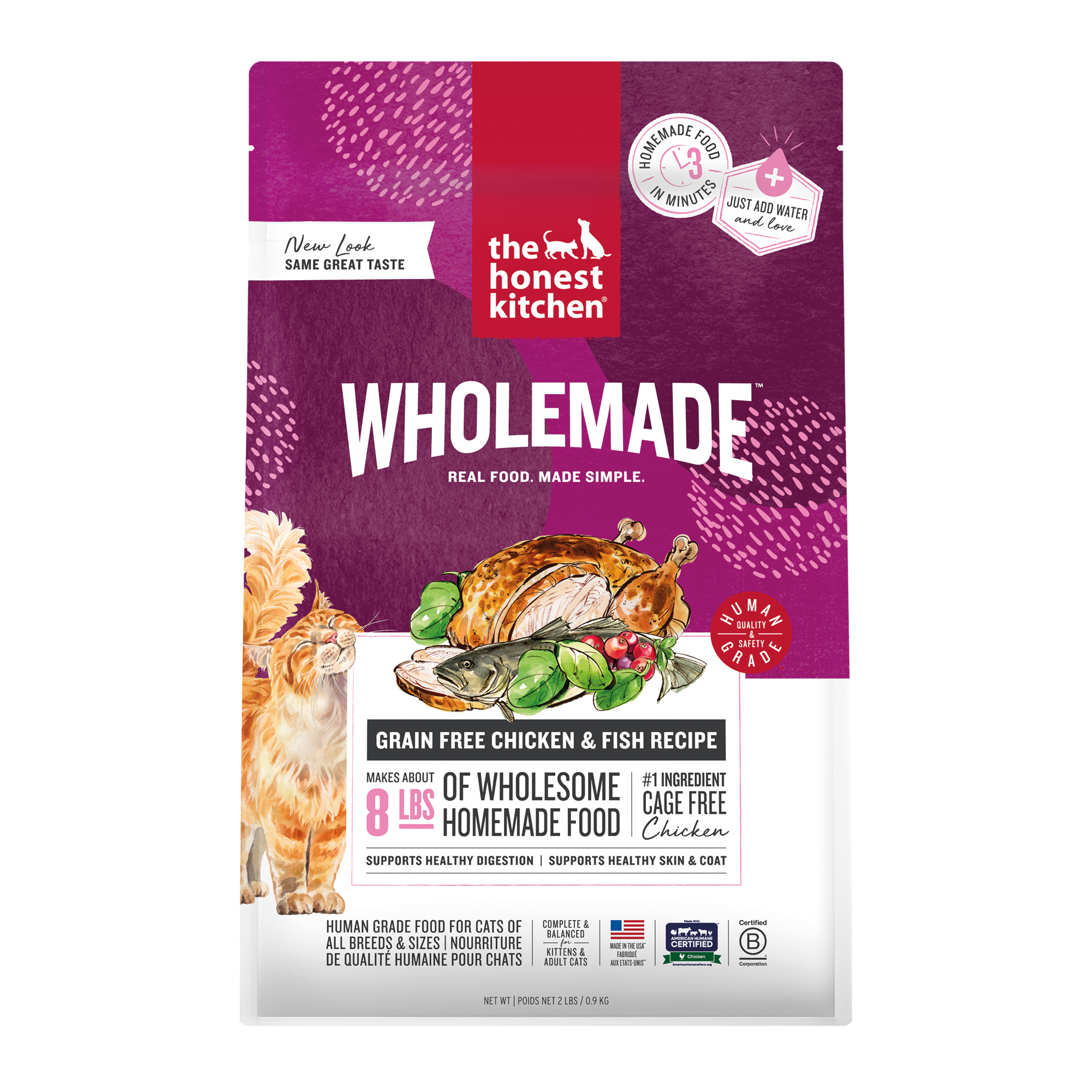 The Honest Kitchen's Wholemade Grain Free Dehydrated Cat Food ::2-lb