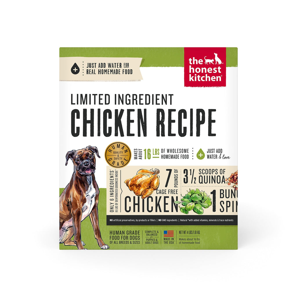 Wholemade Limited Ingredient Dehydrated Dog Food from The Honest Kitchen Whole Grain Chicken Recipe ::4-lb
