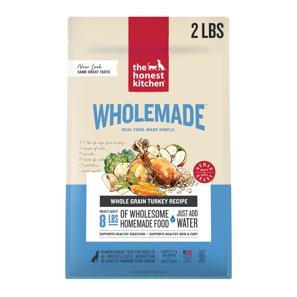 Wholemade Dehydrated Dog Food Whole Grain Turkey Recipe from The Honest Kitchen ::2-lb for SHP-0250-97DDA5