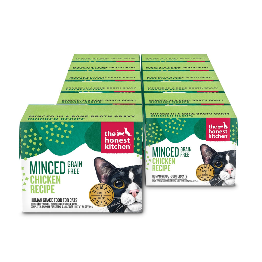 Minced Chicken in Bone Broth Gravy 2.8 oz x 12