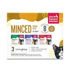 Grain Free Minced in Bone Broth Gravy: Variety Pack 22.4 oz