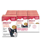 Minced Salmon & Cod in Fish Broth Gravy ::5.5-oz-x12