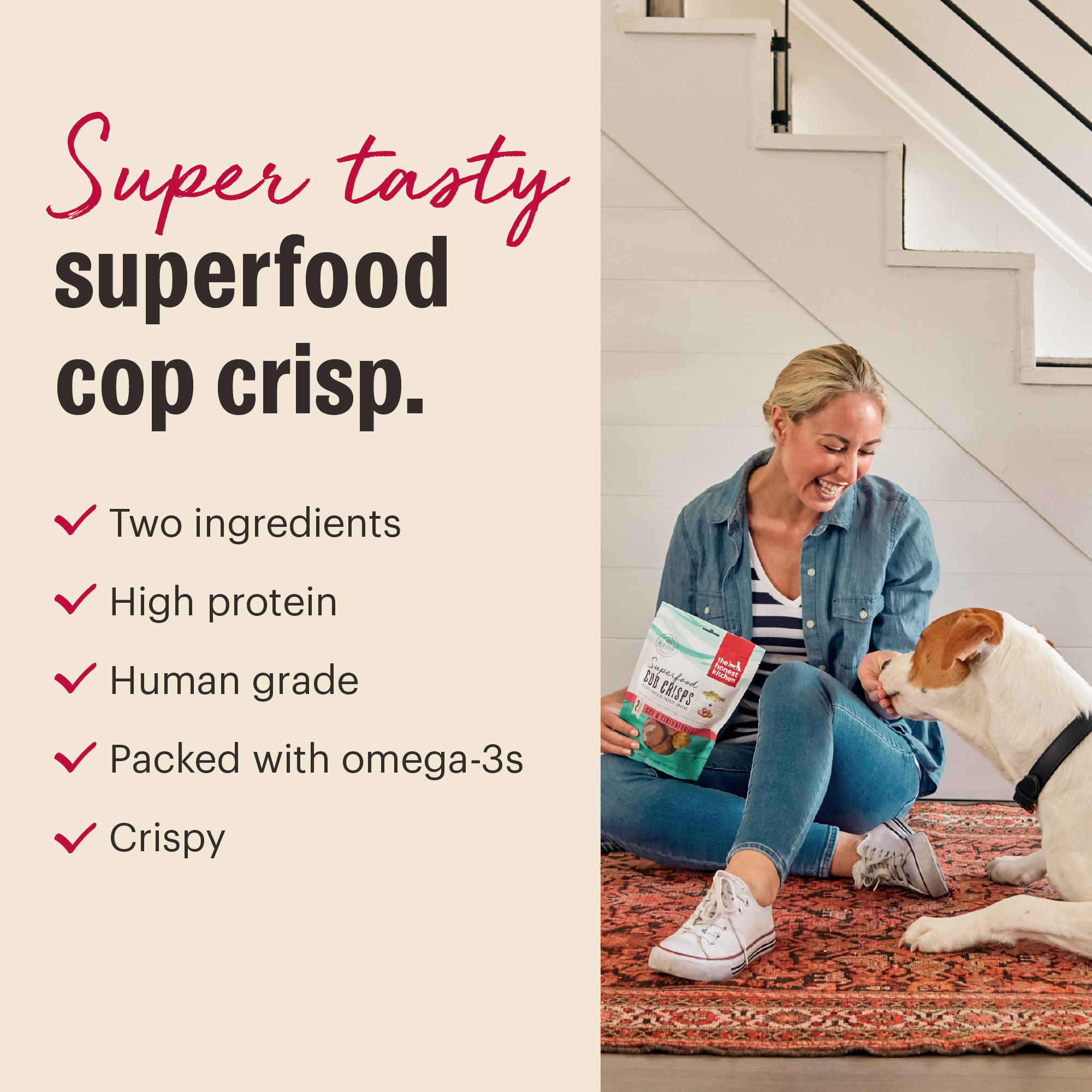 Cod and Strawberry Dog Treats product image 3