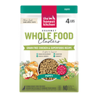 The Honest Kitchen Whole Food Clusters Grain Free Chicken & Superfoods Recipe for Puppies Human Grade Dry Dog Food ::4-lb