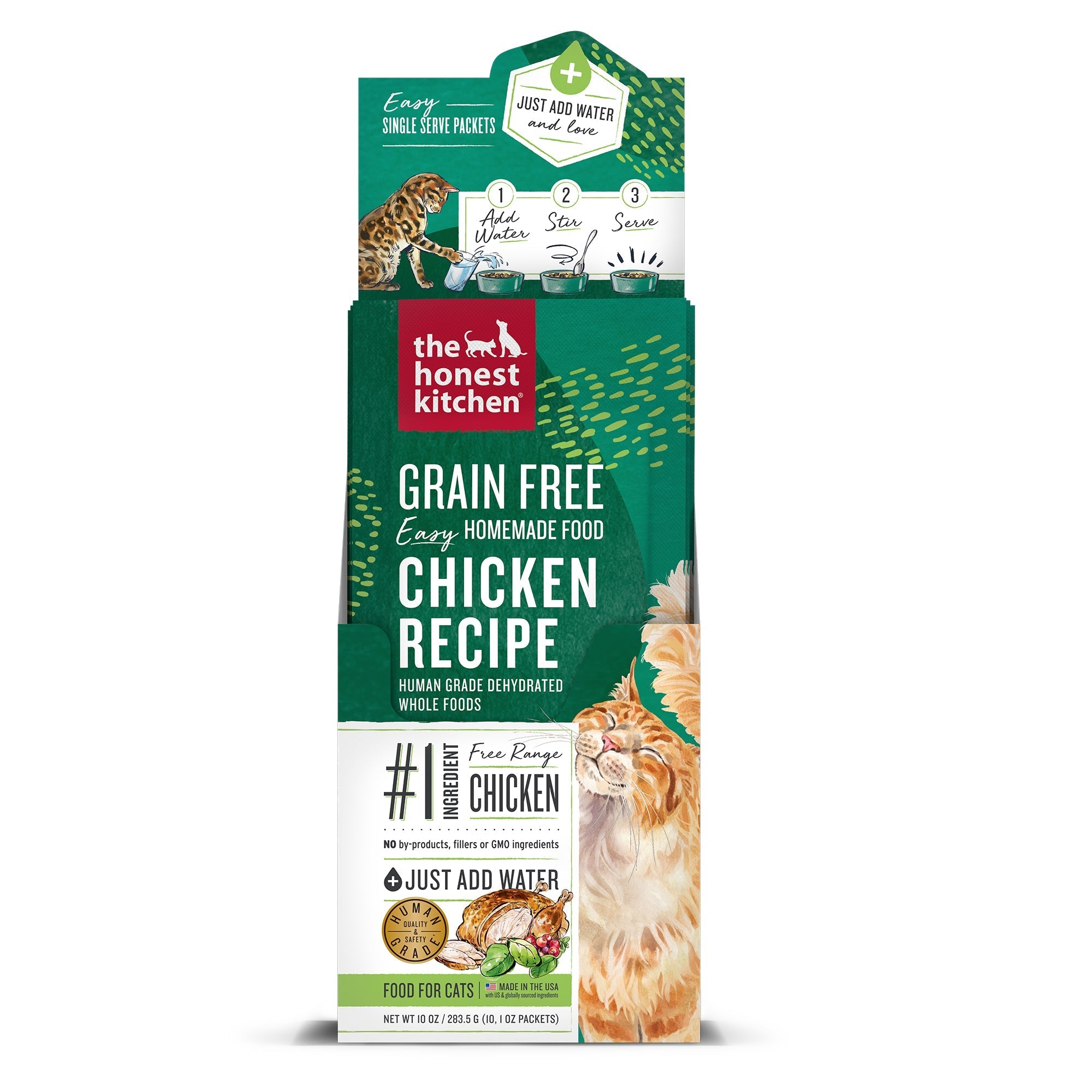 Grain Free Chicken Dehydrated Cat Food ::10-oz