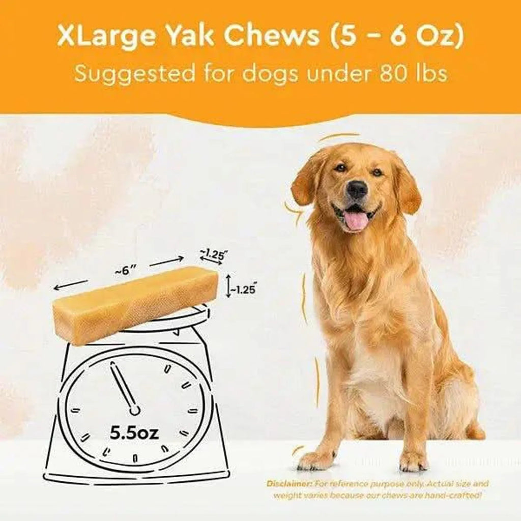Himalayan Yak Chew XL — for large breeds over 50 lbs