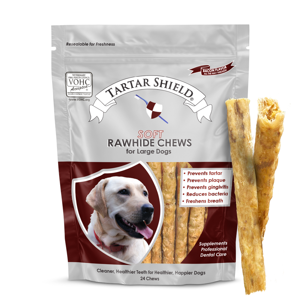 Soft Rawhide Dental Chews for Large Dogs product image 1