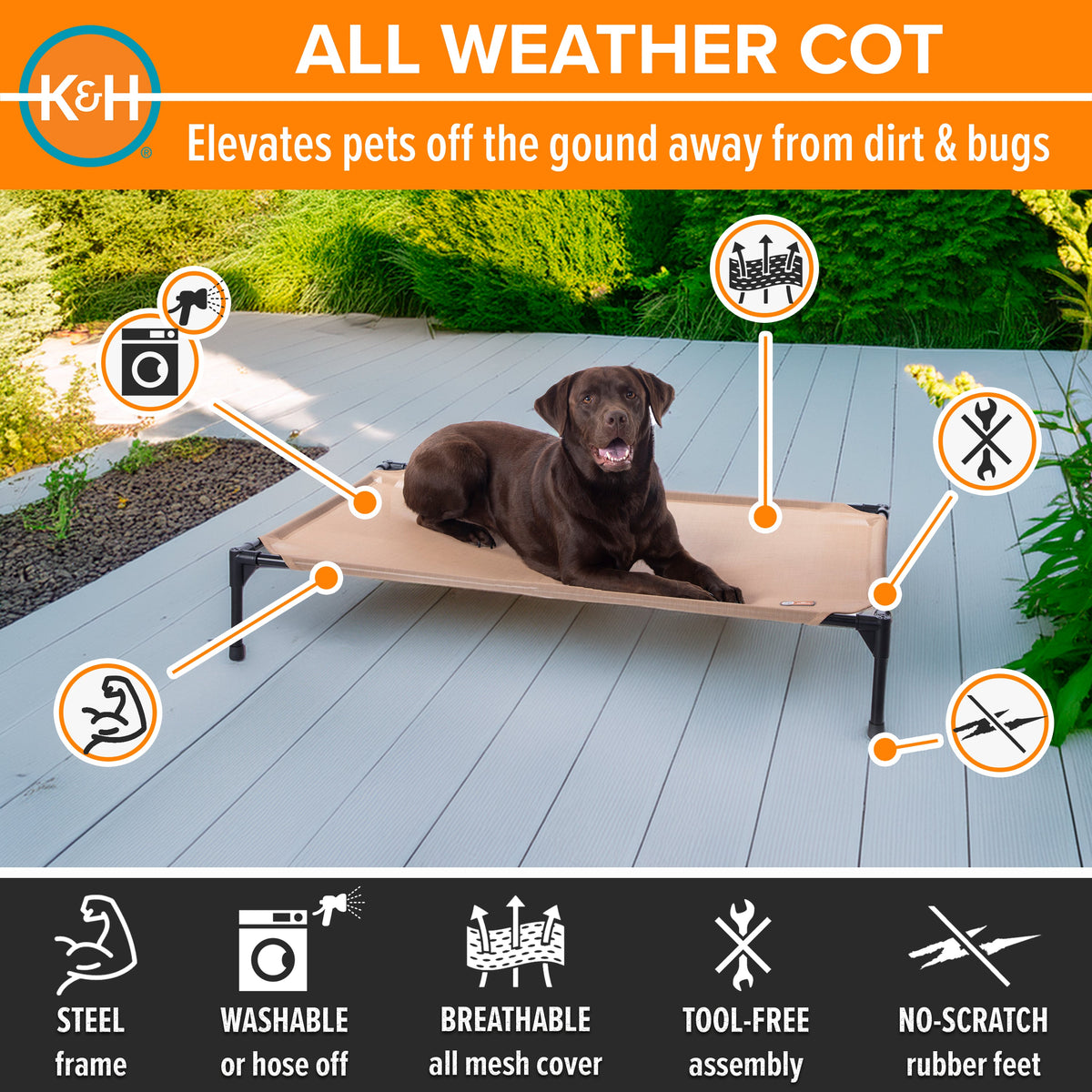 Raised Dog Cot product image 3