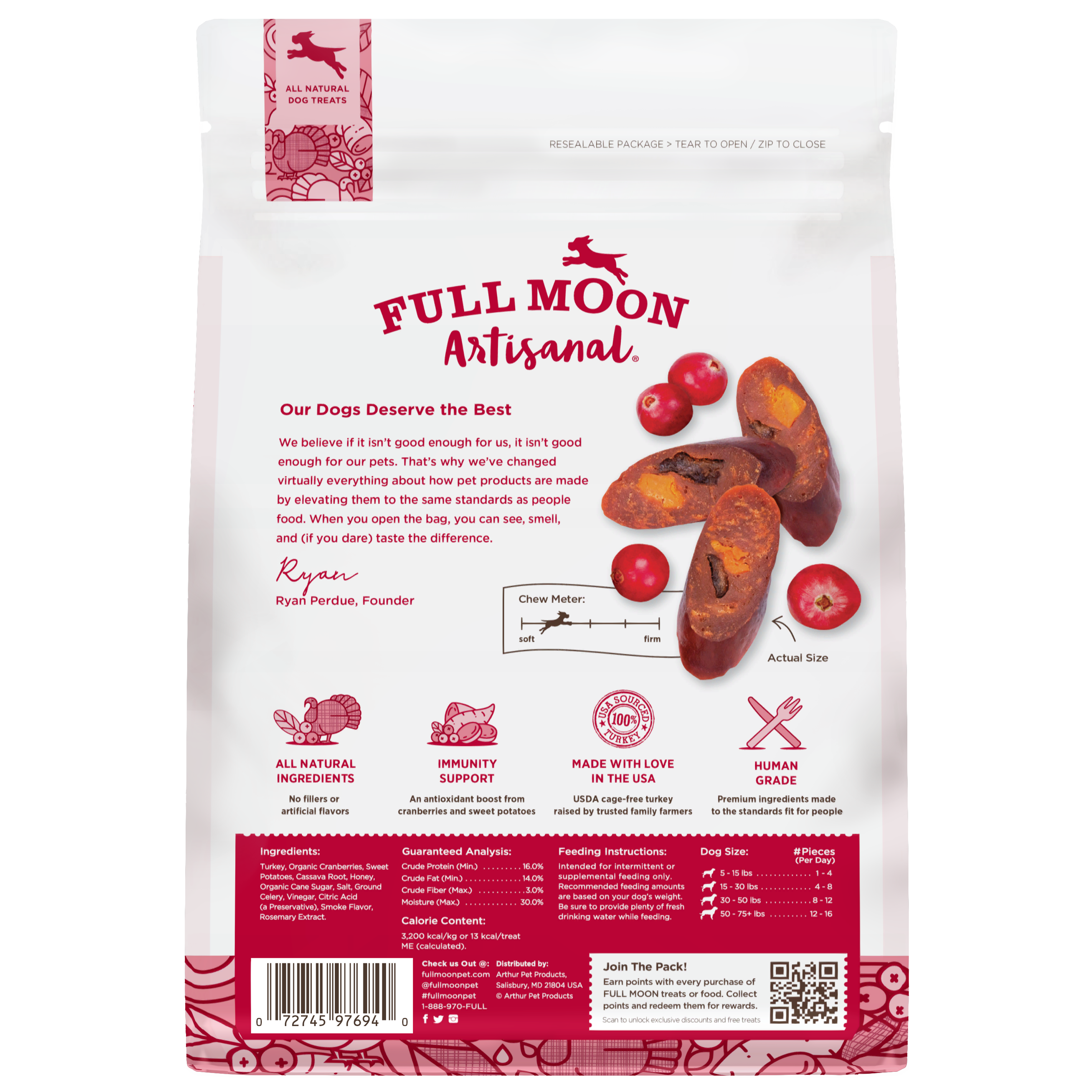 Turkey Cranberry Sausage Dog Treats product image 2