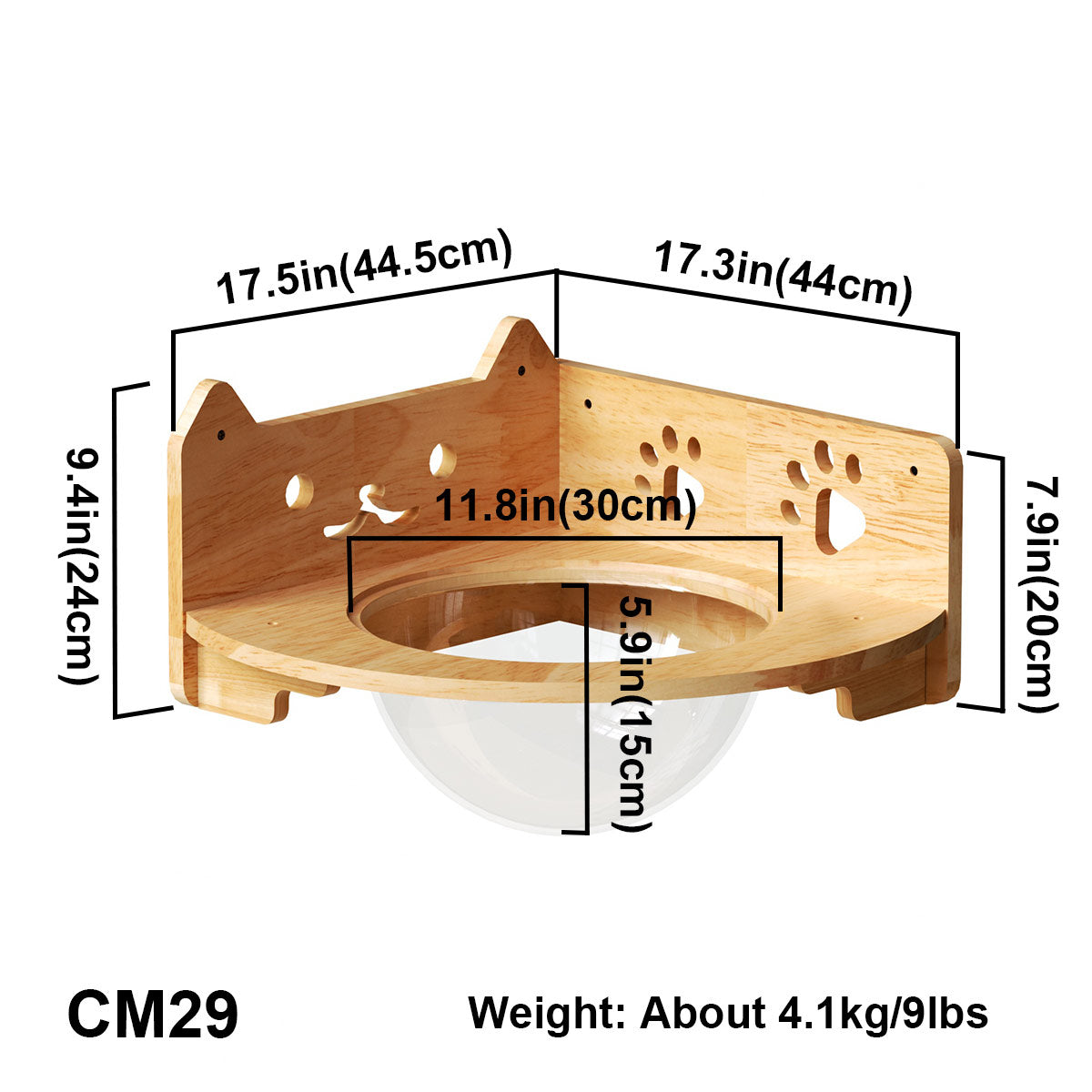 Corner Cat Wall Bubble Perch product image 2