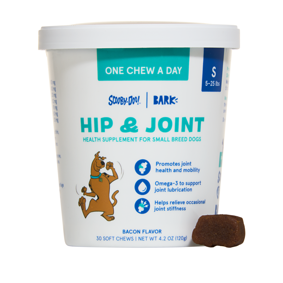 Hip & Joint Dog Treat Supplements, 30 Ct#Dog Size_S