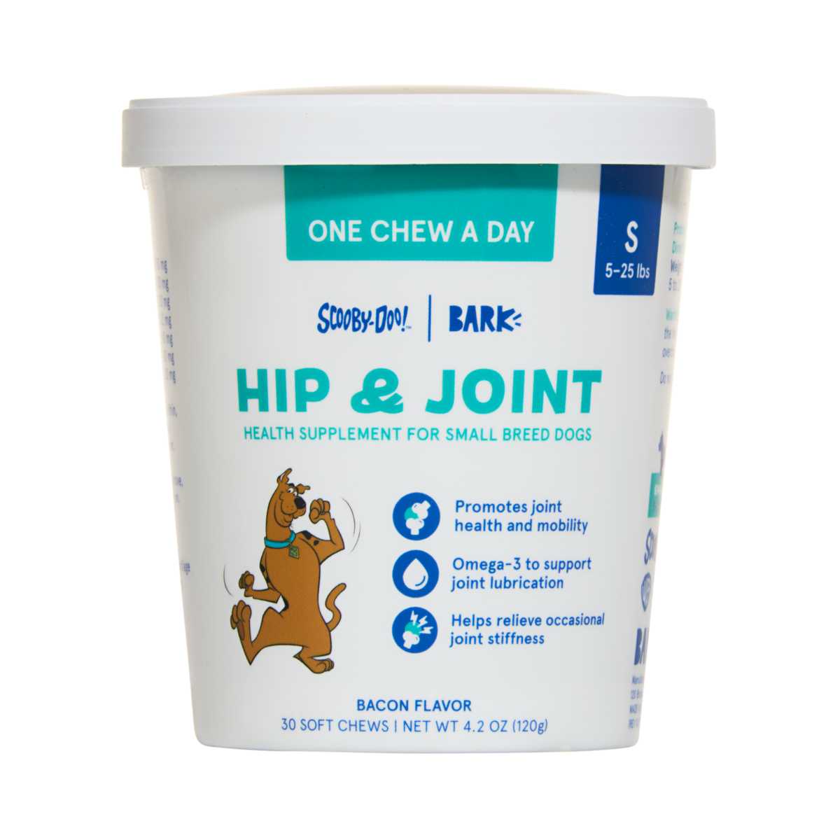 Hip & Joint Dog Treat Supplements, 30 Ct#Dog Size_S